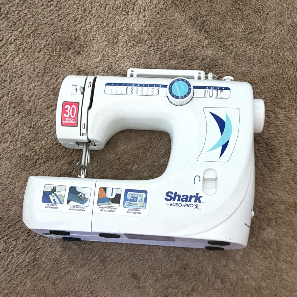 Shark Euro-Pro X White Sewing Machine